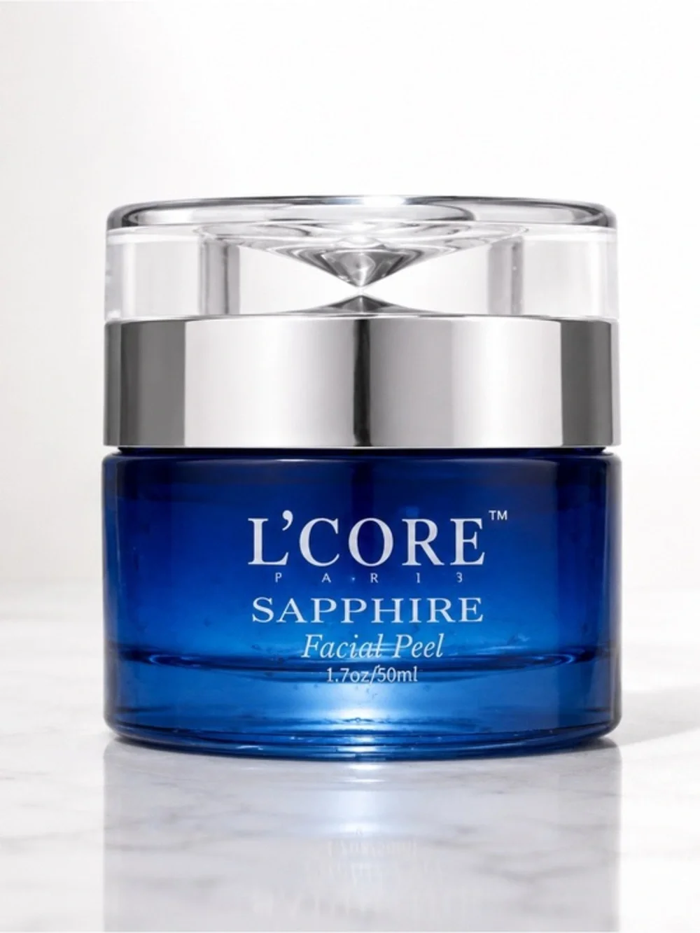 L’Core Paris Sapphire Facial Peel 1.7 oz 50ml NIB Luxury Skincare Exfoliating